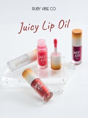 Tinted Lip Oil Hydrating, Long-Lasting Lip Gloss, Nourishing & Moisturizing